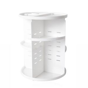 WHITE LAZY SUSAN/360* ROTATING COSMETIC/MAKEUP ORGANIZER